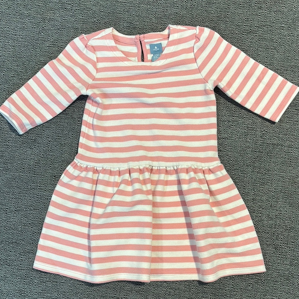 Girl’s Pink Striped Kids Dress